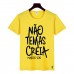 Camiseta Não temas creia - Tenho fé